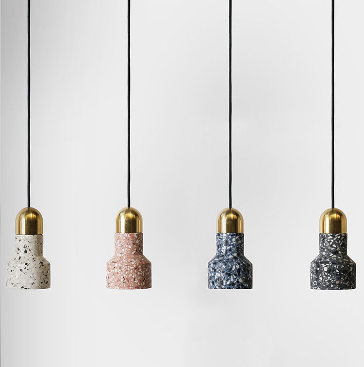 Подвесной светильник Terrazzo Light Белый Розовый пастельный Синий Графитовый Золотой Подвесной светильник Terrazzo Light Белый Розовый пастельный Синий Графитовый Золотой в Грозном | Loft Concept
