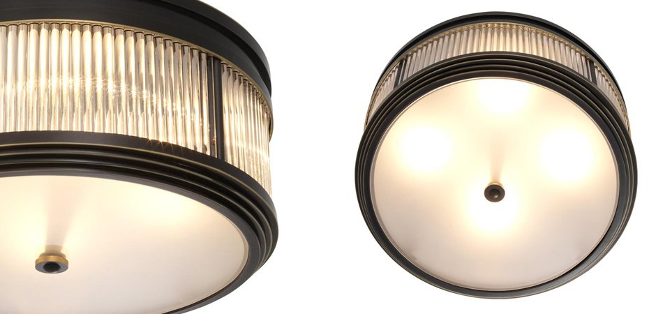 Потолочный светильник Ceiling Lamp Rousseau Bronze Потолочный светильник Ceiling Lamp Rousseau Bronze - Loft-Concept в Грозном