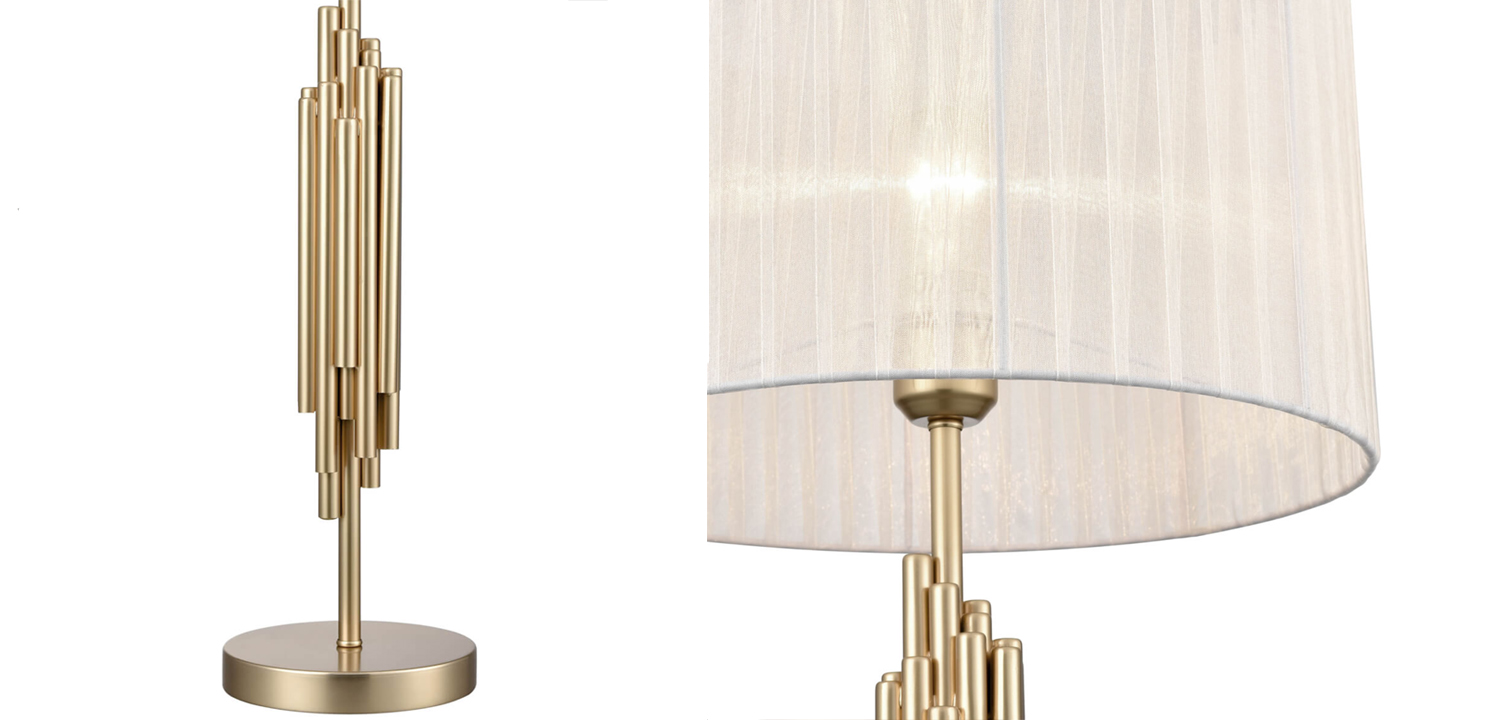 Настольная лампа с Абажуром Odeon Table Lamp - фото