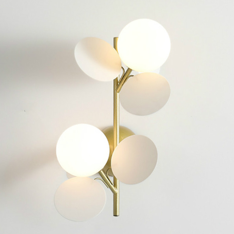 Бра MATISSE sconce double white Золотой Белый Бра MATISSE sconce double white Золотой Белый в Грозном | Loft Concept