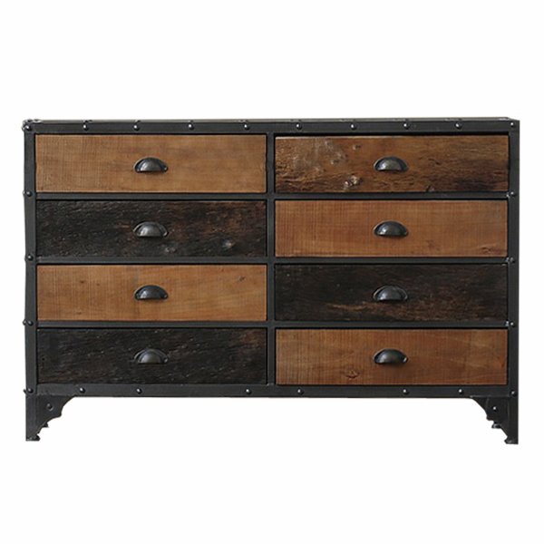 Комод в стиле Лофт Hurbor Loft Vintage Different Wood Дуб темный Комод в стиле Лофт Hurbor Loft Vintage Different Wood Дуб темный в Грозном | Loft Concept