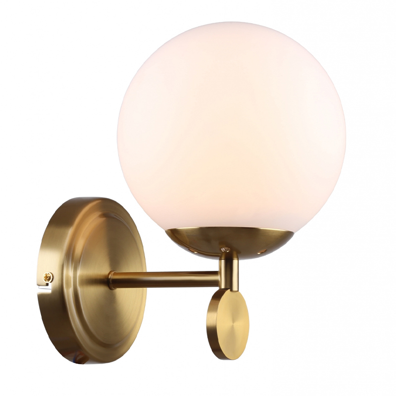 Бра Kyran Wall Lamp Bronze Бронза Белый Бра Kyran Wall Lamp Bronze Бронза Белый в Грозном | Loft Concept