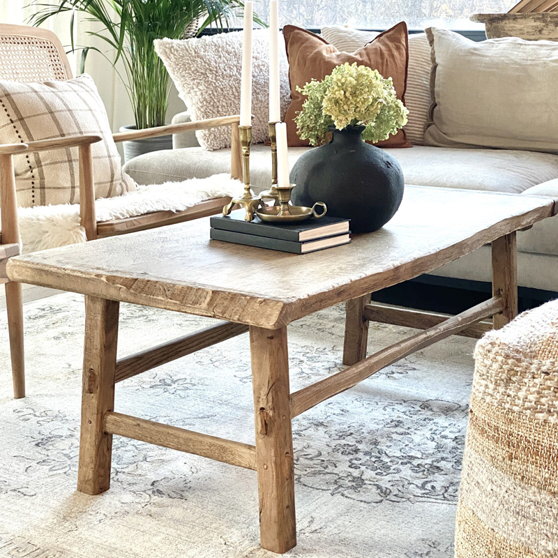 Кофейный стол с живым краем Reena Coffee Table Древесина Кофейный стол с живым краем Reena Coffee Table Древесина в Грозном | Loft Concept