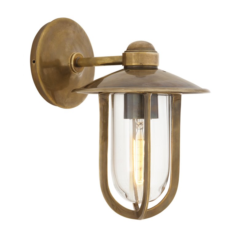 Бра Eichholtz Wall Lamp Seg Harbour Brass Латунь Античная полированная Прозрачное Стекло Бра Eichholtz Wall Lamp Seg Harbour Brass Латунь Античная полированная Прозрачное Стекло в Грозном | Loft Concept