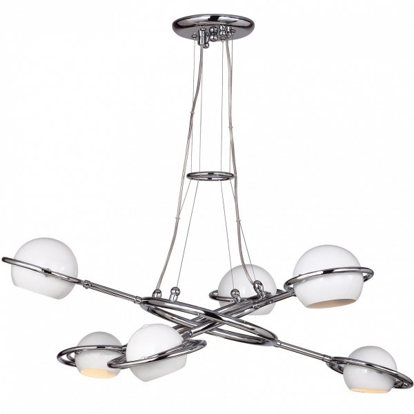 Люстра Delightfull Cosmo Suspention Light White 6 Белый Люстра Delightfull Cosmo Suspention Light White 6 Белый в Грозном | Loft Concept