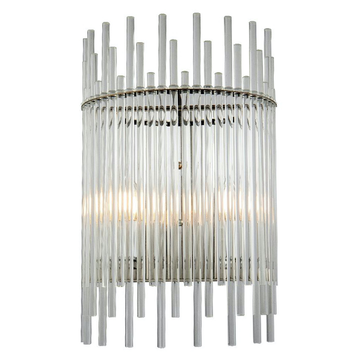 Бра Nembus Chromium Sconces Прозрачное Стекло Хром Бра Nembus Chromium Sconces Прозрачное Стекло Хром в Грозном | Loft Concept