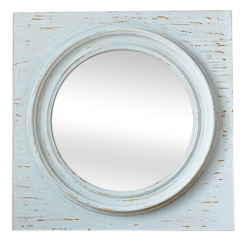 Зеркало Godolphin Mirror Pastel Blue Винтажный голубой Зеркало Godolphin Mirror Pastel Blue Винтажный голубой в Грозном | Loft Concept