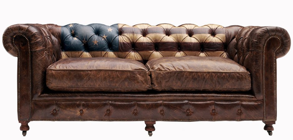 Диван Chesterfield Rebel Sofa Stars & Stripes Andrew Martin Диван Chesterfield Rebel Sofa Stars & Stripes Andrew Martin - Loft-Concept в Грозном