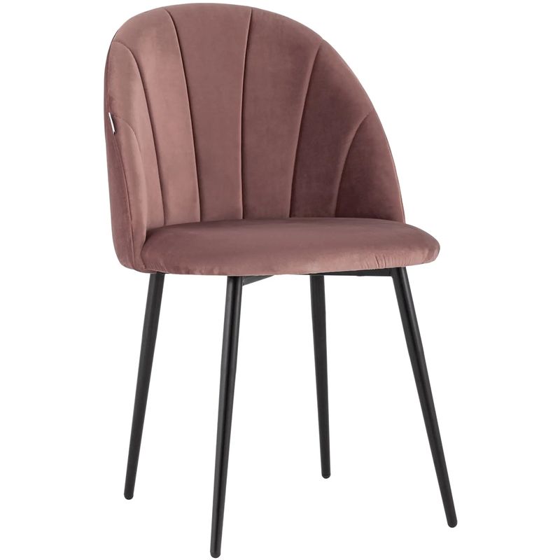 Стул Balsari S Chair Пыльно-Розовый Велюр Розовый пастельный Черный Стул Balsari S Chair Пыльно-Розовый Велюр Розовый пастельный Черный в Грозном | Loft Concept