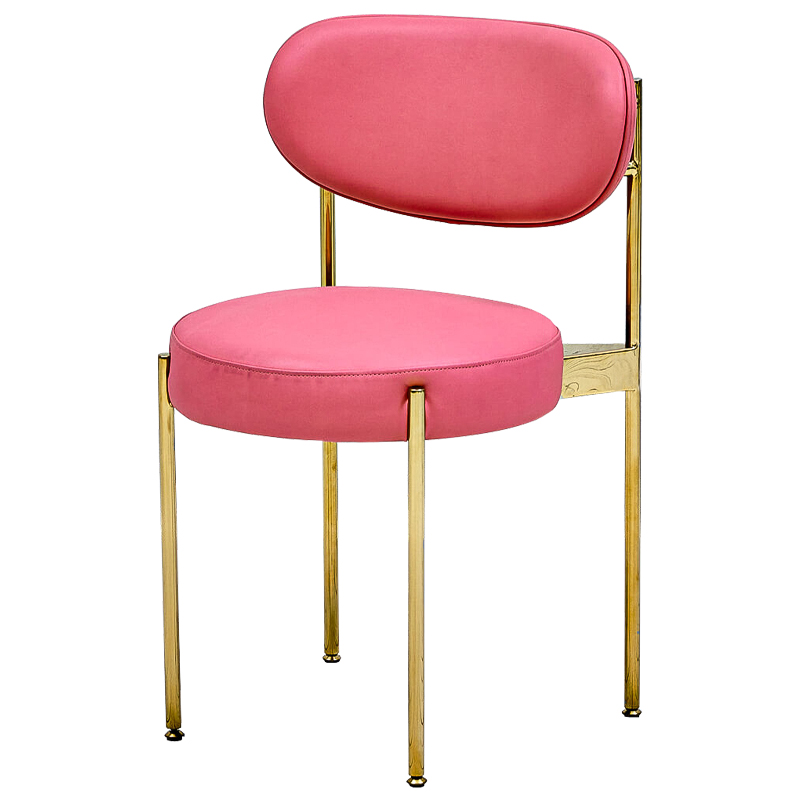 Стул Alfie Chair Глянцевое золото Фуксия Стул Alfie Chair Глянцевое золото Фуксия в Грозном | Loft Concept