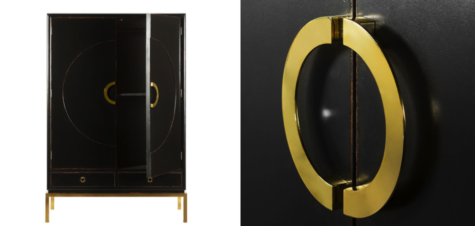 Шкаф China Rack Black Шкаф China Rack Black - Loft-Concept в Грозном