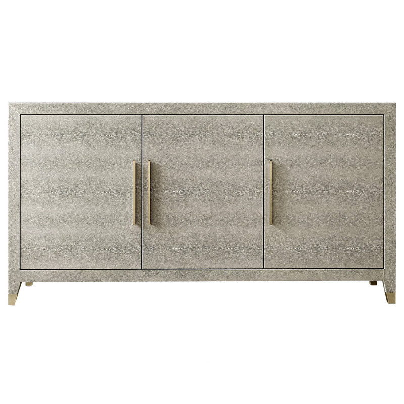 Комод серый скат Charles Stingray Texture chest of drawers Grey Золотой Серый Комод серый скат Charles Stingray Texture chest of drawers Grey Золотой Серый в Грозном | Loft Concept