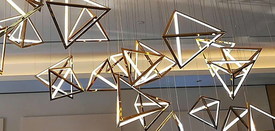 Подвесной светильник Weightless Triangles Подвесной светильник Weightless Triangles - Loft-Concept в Грозном
