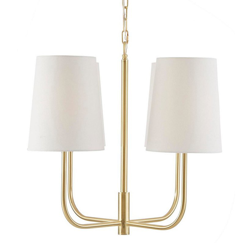 Люстра Abertha Chandelier Золотой Белый Люстра Abertha Chandelier Золотой Белый в Грозном | Loft Concept