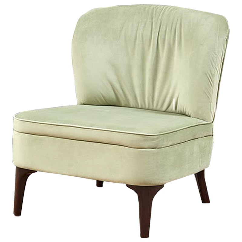 Кресло Adelmo Chair Зеленый шалфей Коричневый Кресло Adelmo Chair Зеленый шалфей Коричневый в Грозном | Loft Concept