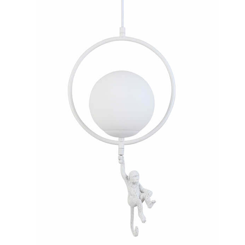 Подвесной светильник Hanging Monkey under Белый Подвесной светильник Hanging Monkey under Белый в Грозном | Loft Concept