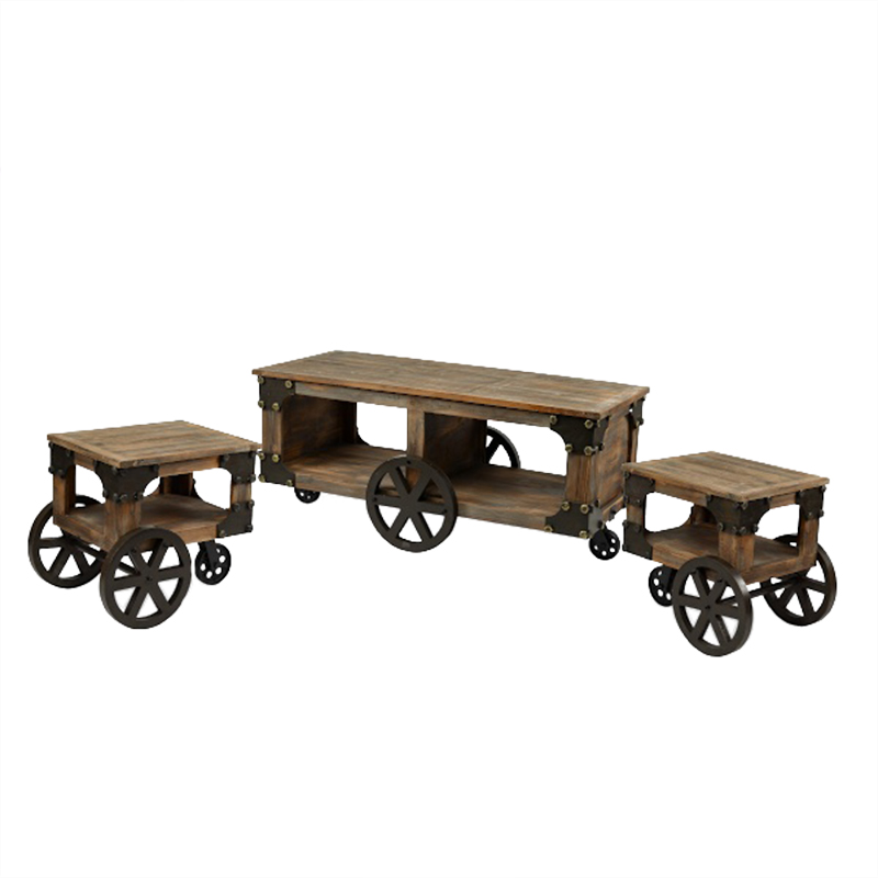 Кофейный Стол Wood Train Коричневый Кофейный Стол Wood Train Коричневый в Грозном | Loft Concept