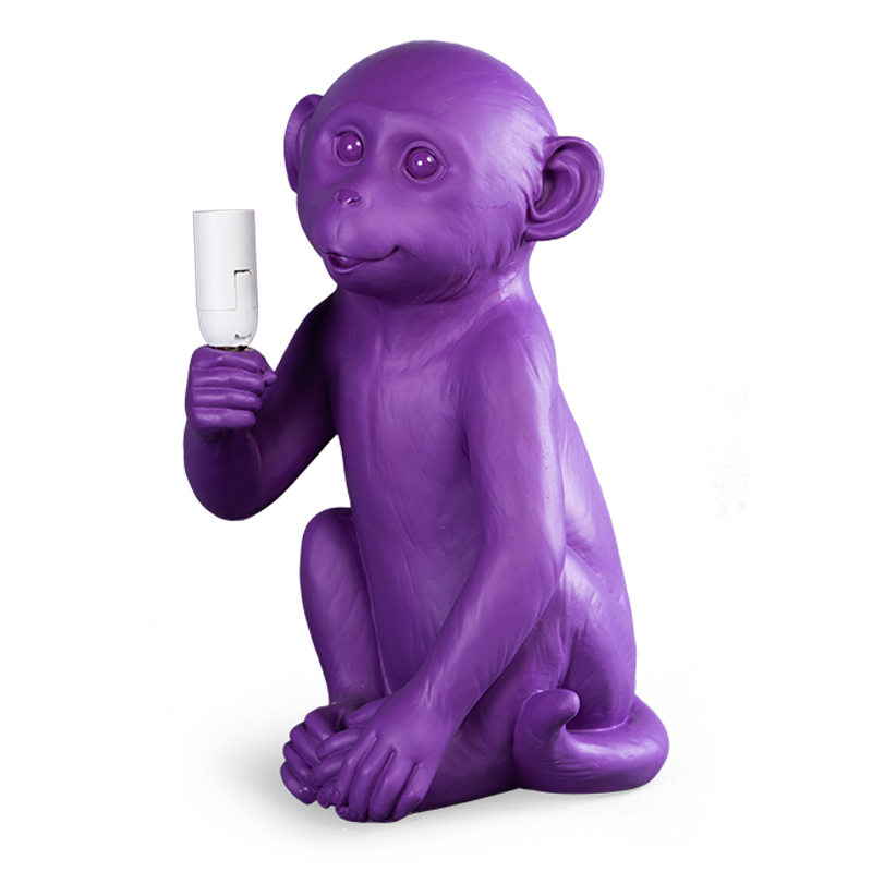 Настольная лампа Purple Monkey Фиолетовый Настольная лампа Purple Monkey Фиолетовый в Грозном | Loft Concept