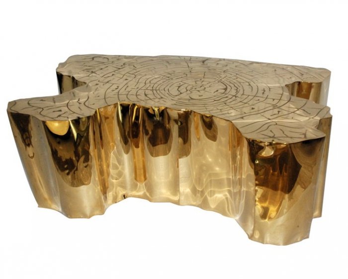 Дизайнерский кофейный стол Eden Table Золотой Дизайнерский кофейный стол Eden Table Золотой в Грозном | Loft Concept