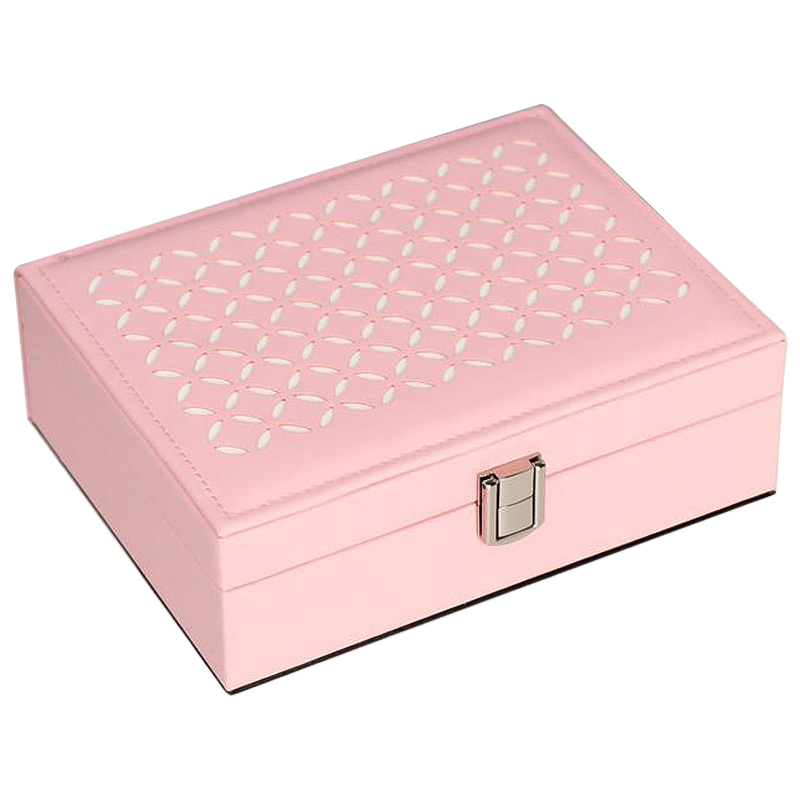 Шкатулка Varda Jewerly Organizer Box pink Розовый Шкатулка Varda Jewerly Organizer Box pink Розовый в Грозном | Loft Concept
