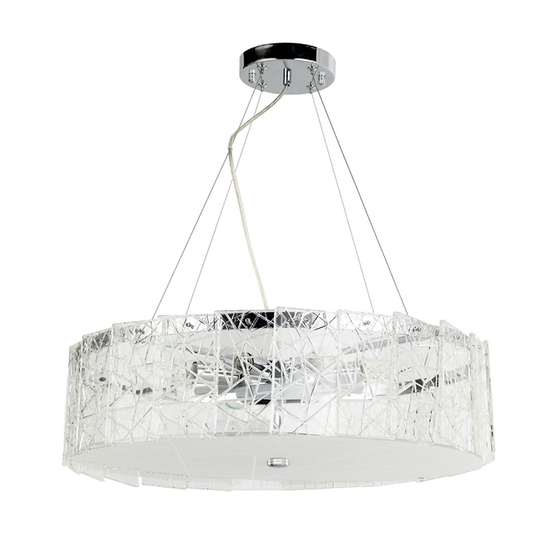 Люстра Alvaro Crystal Round Chandelier Прозрачный Хром Люстра Alvaro Crystal Round Chandelier Прозрачный Хром в Грозном | Loft Concept