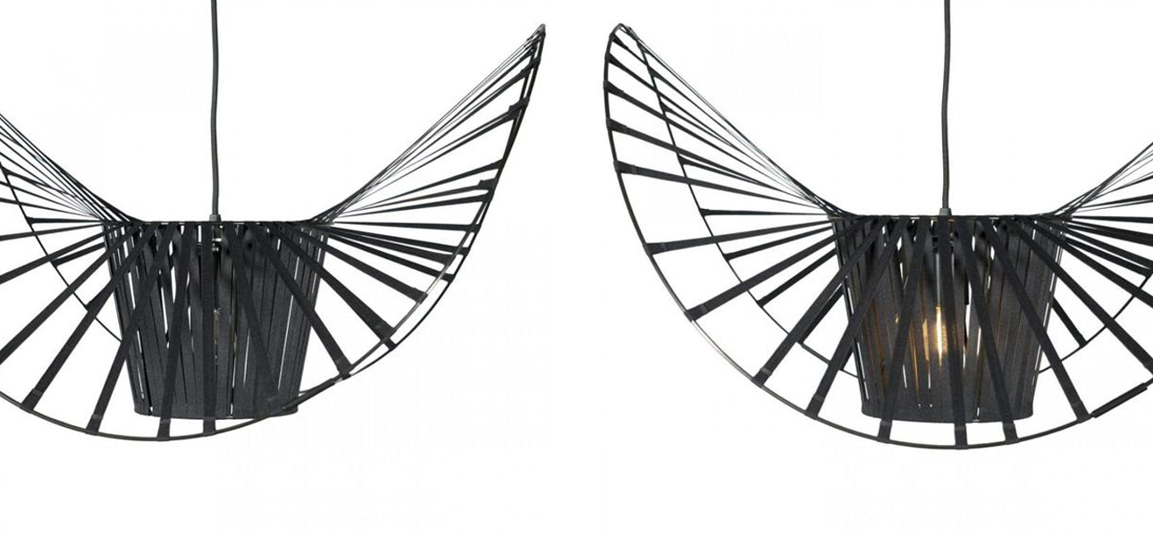 Светильник подвесной Friture Vertigo Pendant Black диаметр 60 - фото №1