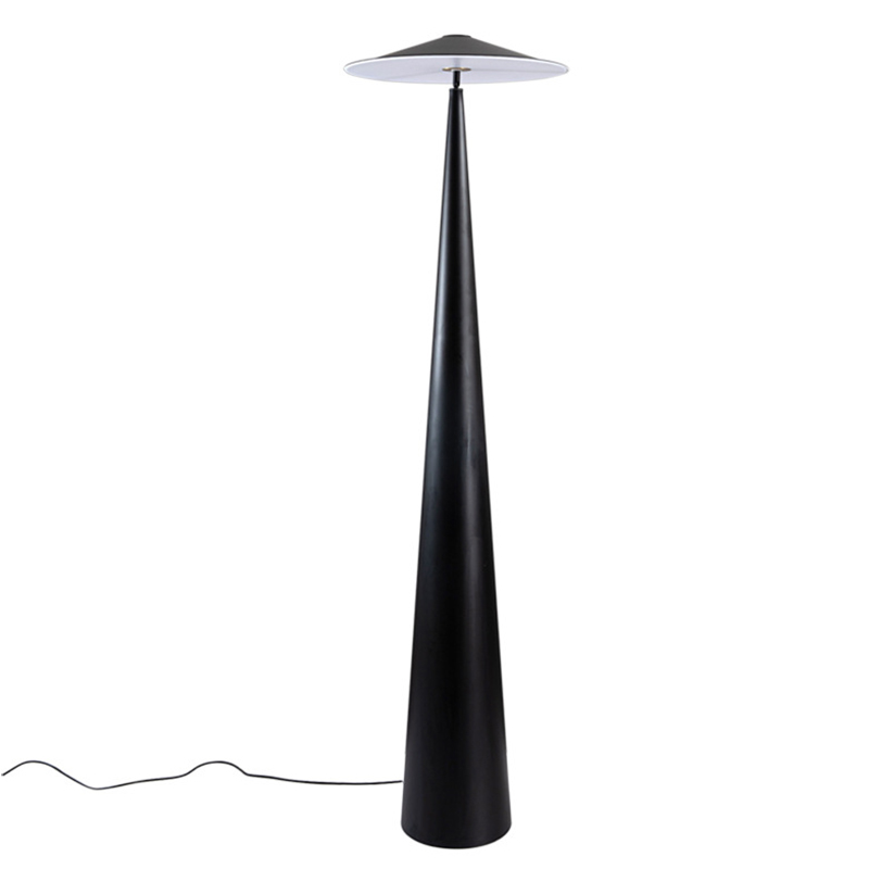 Дизайнерский Черный Торшер Modern Mushroom Floor Lamp Черный Дизайнерский Черный Торшер Modern Mushroom Floor Lamp Черный в Грозном | Loft Concept