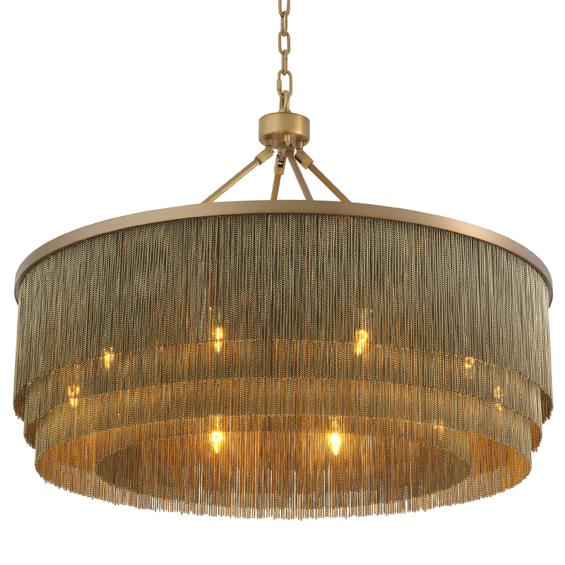Люстра Eichholtz Chandelier Tissot L Brass Латунь Люстра Eichholtz Chandelier Tissot L Brass Латунь в Грозном | Loft Concept