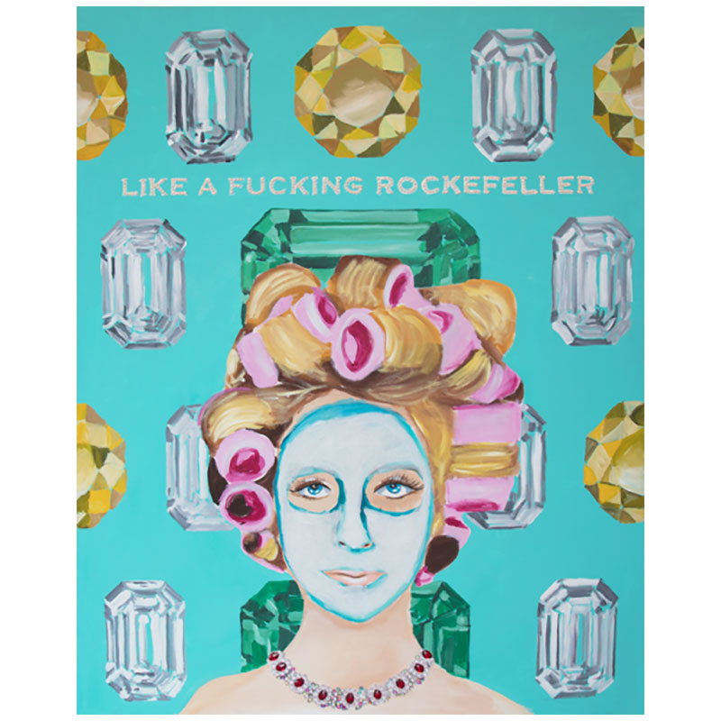 Картина “Like A Fucking Rockefeller” Мульти Картина “Like A Fucking Rockefeller” Мульти в Грозном | Loft Concept