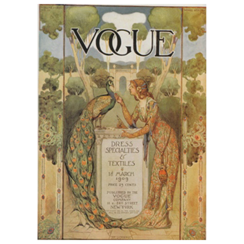 Постер Vogue 1909 March Постер Vogue 1909 March в Грозном | Loft Concept