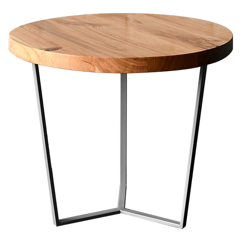 Кофейный стол Morin Industrial Metal Rust Coffee Table Светлый дуб Белый в Грозном | Loft Concept 