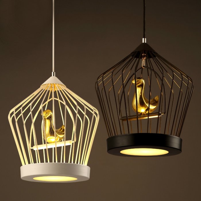 Подвесной светильник Cage Golden Bird Подвесной светильник Cage Golden Bird в Грозном | Loft Concept