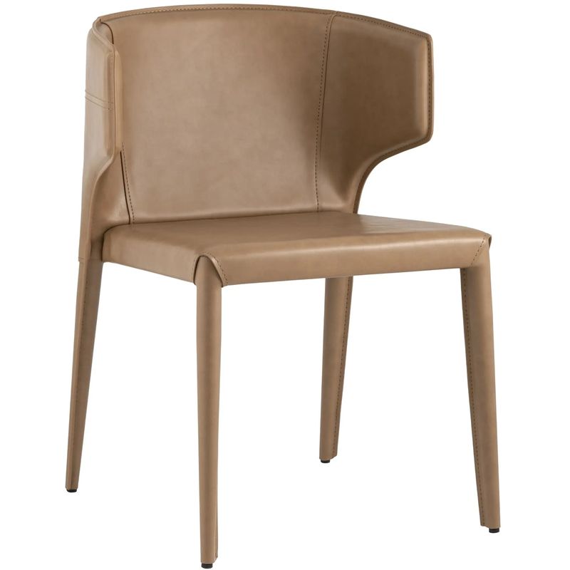 Стул ELBERT CHAIRS Бежевая Экокожа Бежевый Стул ELBERT CHAIRS Бежевая Экокожа Бежевый в Грозном | Loft Concept