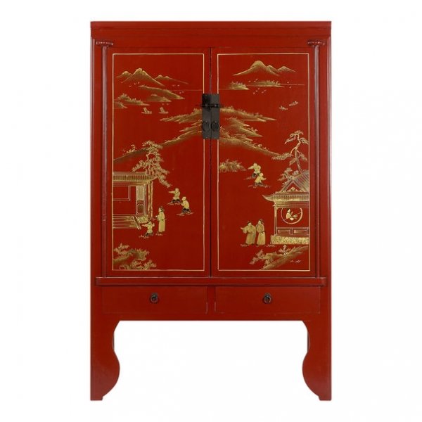 Шкаф Chinese Deep Red Красный Шкаф Chinese Deep Red Красный в Грозном | Loft Concept