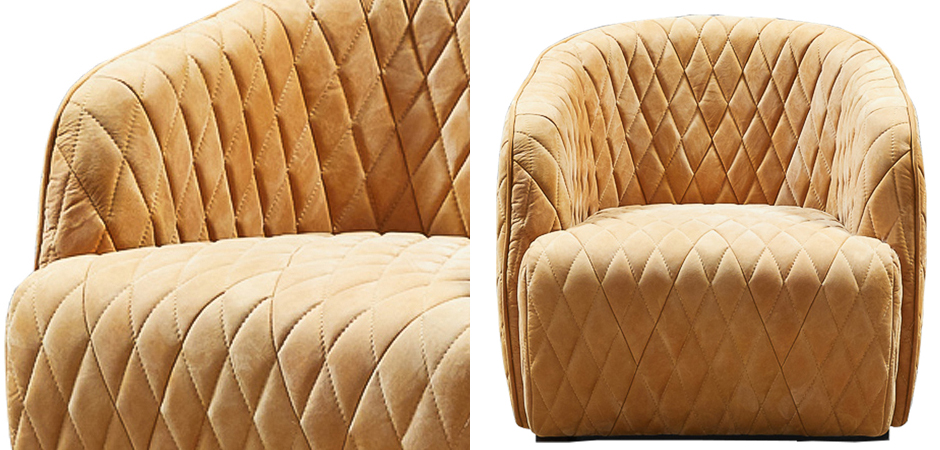 Кресло Rhombuses Upholstery Armchair Milk Caramel Кресло Rhombuses Upholstery Armchair Milk Caramel - Loft-Concept в Грозном