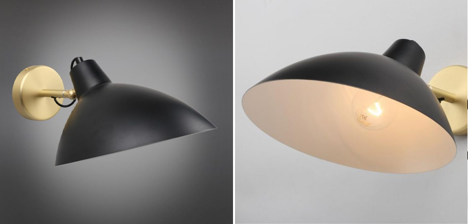 Бра с черным матовым плафоном Retro Light Бра с черным матовым плафоном Retro Light - Loft-Concept в Грозном