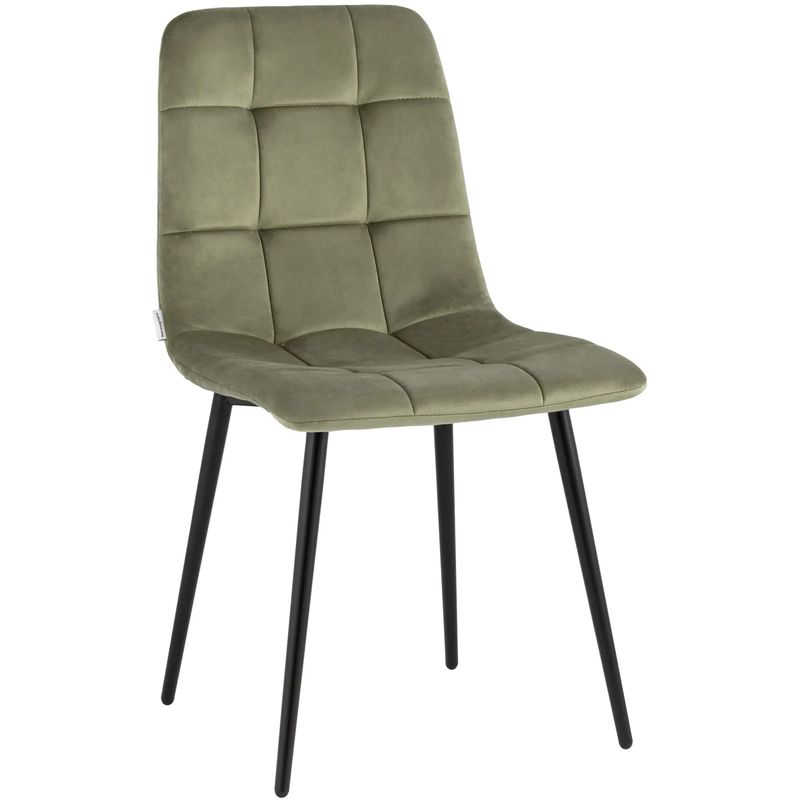 Стул NANCY Chair Пыльно-Оливковый Велюр Оливковый Черный Стул NANCY Chair Пыльно-Оливковый Велюр Оливковый Черный в Грозном | Loft Concept
