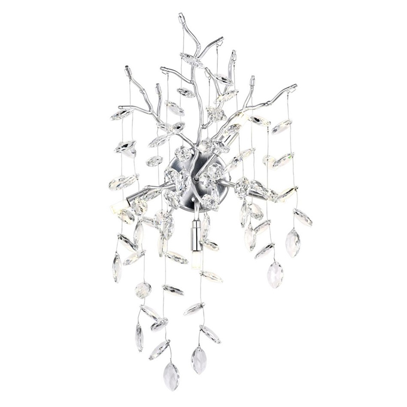 Хрустальное Бра Cypress Silver Серебряный Хрустальное Бра Cypress Silver Серебряный в Грозном | Loft Concept