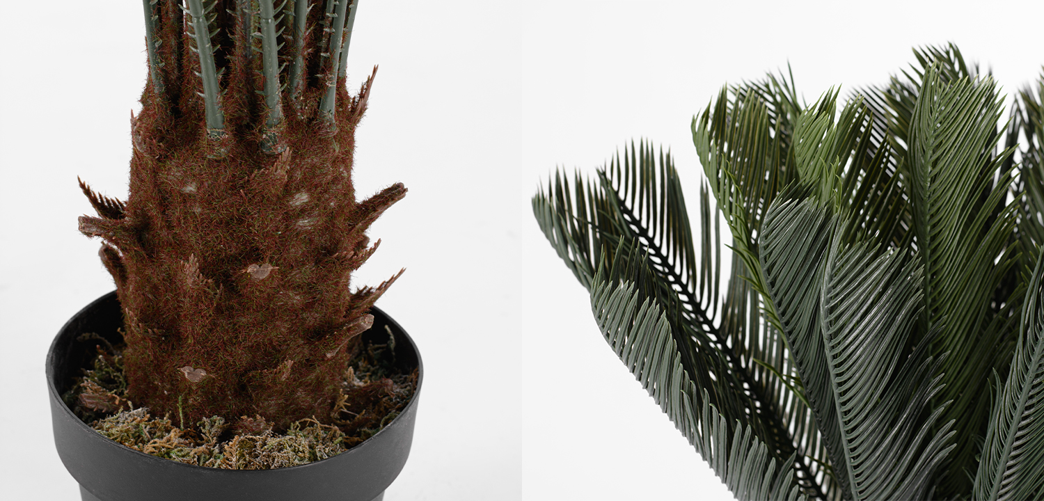 Декоративный искусственный цветок Sago Plant - фото