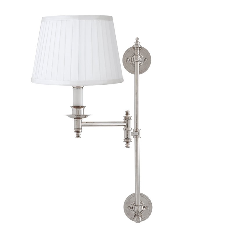 Бра Wall Lamp Indigo Nickel Никель Белый Бра Wall Lamp Indigo Nickel Никель Белый в Грозном | Loft Concept