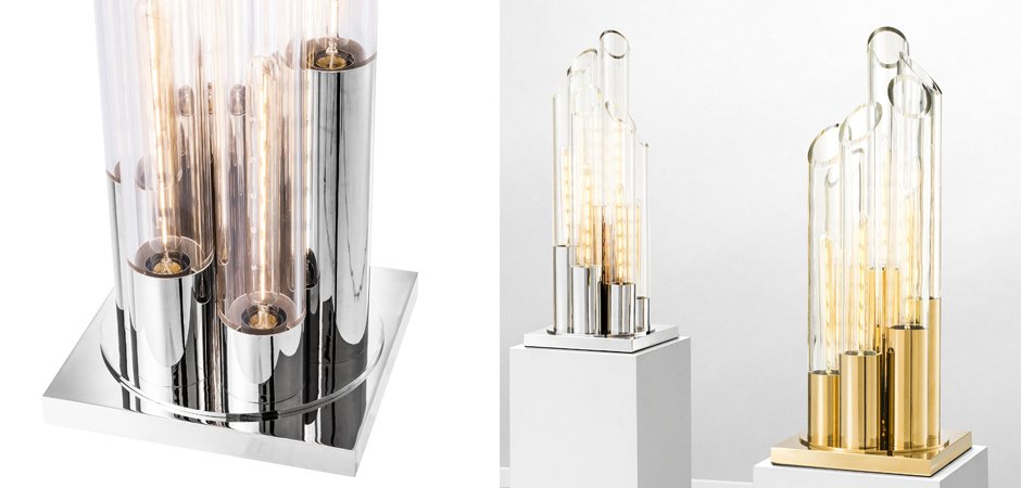 Настольная лампа Eichholtz Table Lamp Paradiso Nickel - Loft-Concept в Грозном