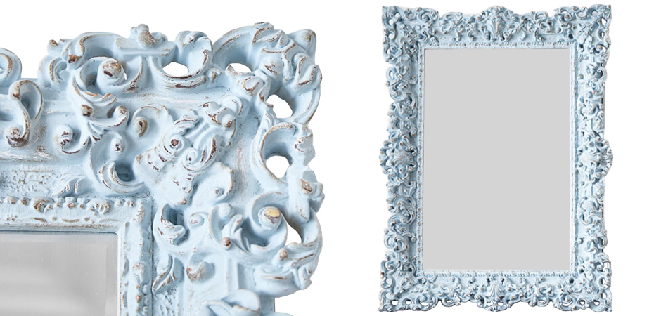 Зеркало Leeuw Mirror Pastel Blue Зеркало Leeuw Mirror Pastel Blue - Loft-Concept в Грозном