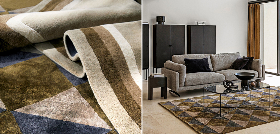 Ковер Carpet Geometric 100% вискоза Ковер Carpet Geometric 100% вискоза - Loft-Concept в Грозном