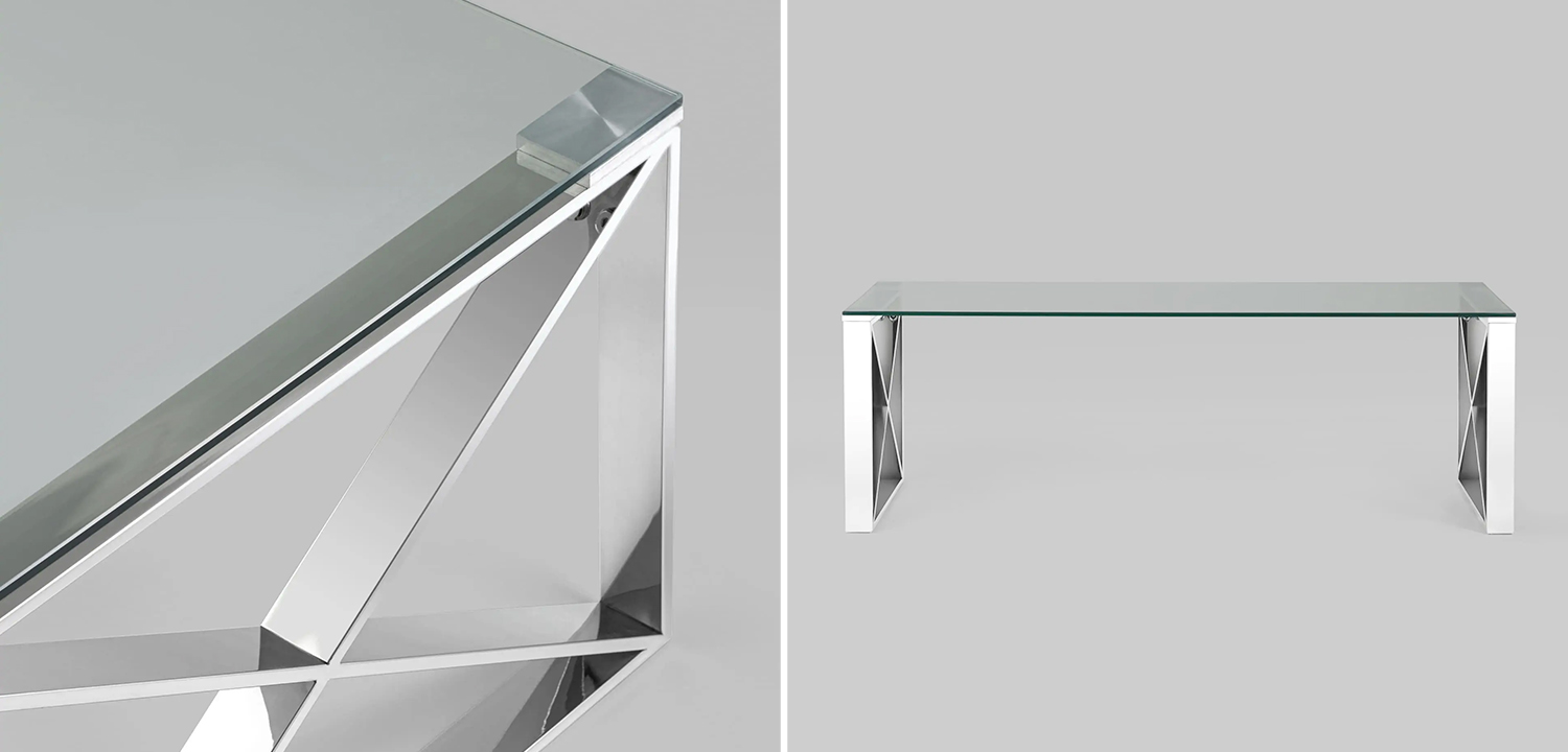 Столик кофейный Lannes Collection Silver - фото