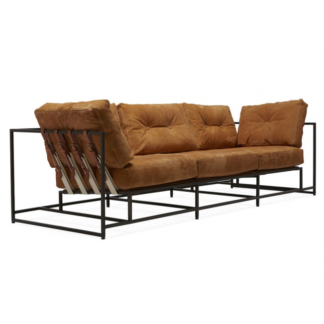 Диван Dirt Leather Sofa Коричневый Диван Dirt Leather Sofa Коричневый в Грозном | Loft Concept