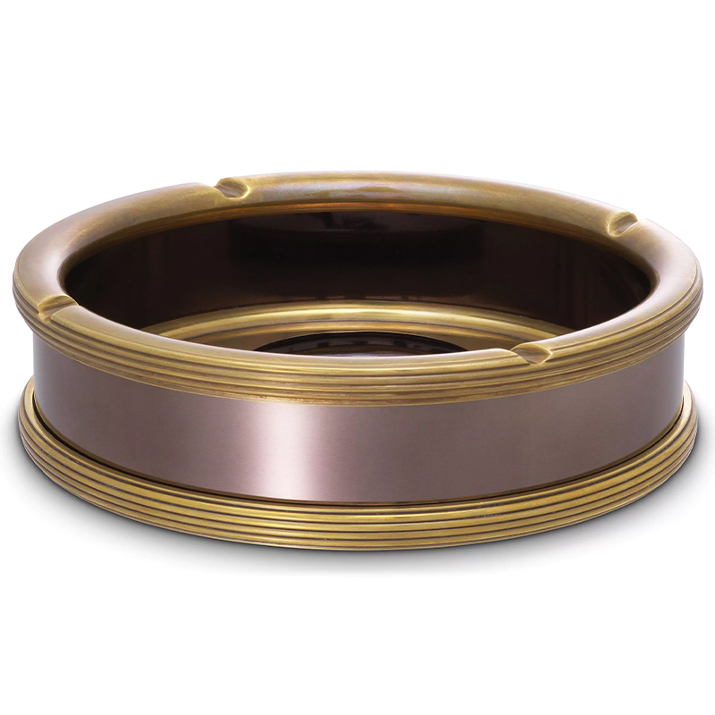 Пепельница Eichholtz Ashtray Ella Латунь Винтажная латунь Коричневый Пепельница Eichholtz Ashtray Ella Латунь Винтажная латунь Коричневый в Грозном | Loft Concept