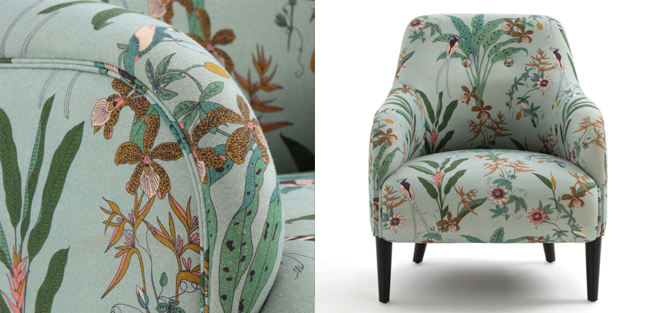 Кресло Lipstick Fauteuil melange lin Кресло Lipstick Fauteuil melange lin - Loft-Concept в Грозном