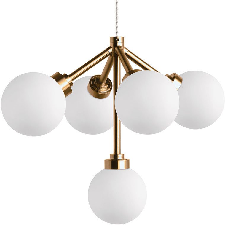Люстра Tech Lighting Mara Chandelier Mini Золотой Белый Люстра Tech Lighting Mara Chandelier Mini Золотой Белый в Грозном | Loft Concept
