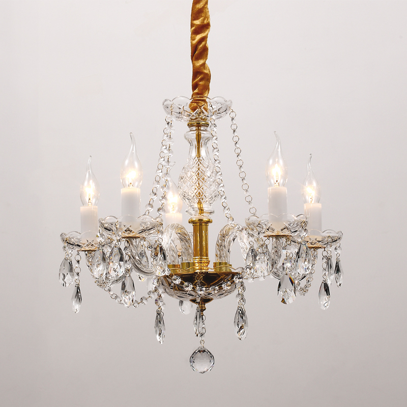 Люстра Megane Chandelier 50 Прозрачный Глянцевое золото Люстра Megane Chandelier 50 Прозрачный Глянцевое золото в Грозном | Loft Concept
