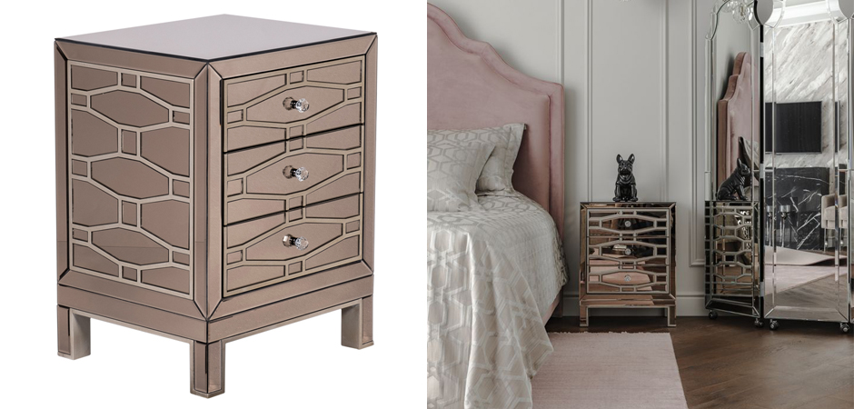 Тумба Mirror Geometry Nightstand Тумба Mirror Geometry Nightstand - Loft-Concept в Грозном